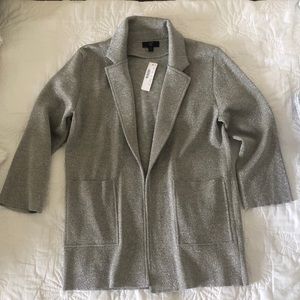 Sparkly Sophie open-front sweater blazer